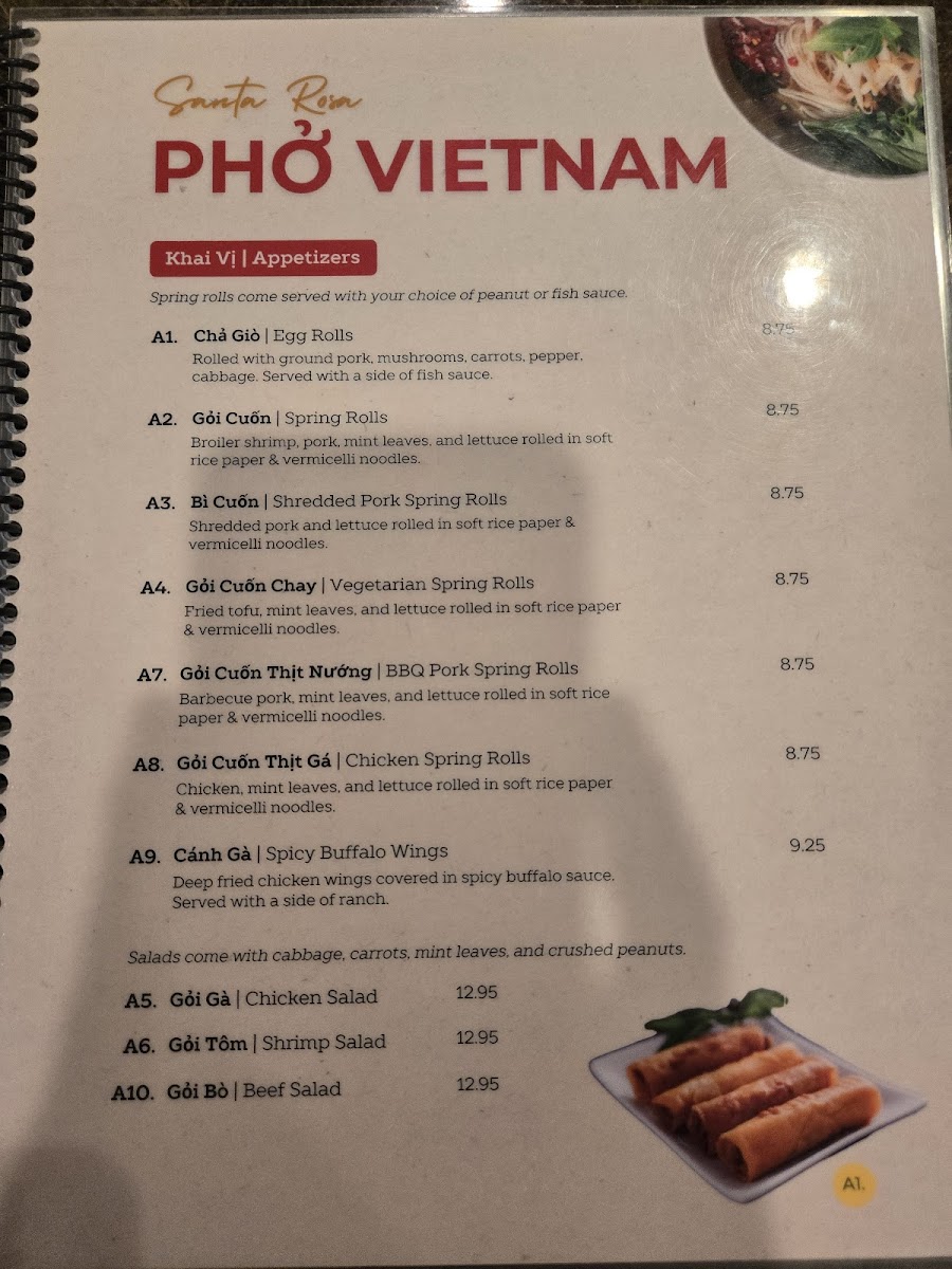 Pho Vietnam Restaurant Menu - Image 4
